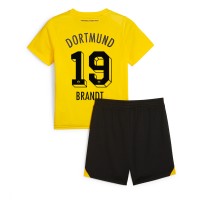 Borussia Dortmund Julian Brandt #19 Heimtrikotsatz Kinder 2023-24 Kurzarm (+ Kurze Hosen)